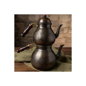 Tetera y Hervidor de Cobre Jumbo, Elegante y de Gran Tamaño para Servir y Preparar Tu Té Favorito - Product Image 3