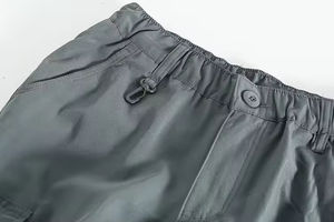 กางเกงคาร์โก้ผ้าฝ้าย100% กลางแจ้งสำหรับผู้ชายกางเกงวิ่งขายาวมีกระเป๋าหลายใบสำหรับฤดูร้อนโลโก้ตามสั่ง - Product Image 4