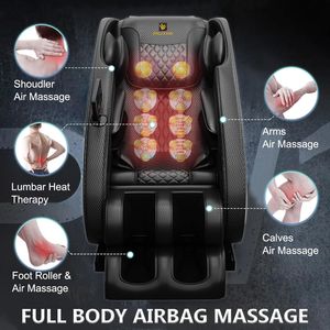 Sillón de Masaje de Gravedad Cero con Sonido Bluetooth Premium, Masaje Lumbar con Calor, Rodillos para Pantorrillas y Reflexología Podal - Product Image 4