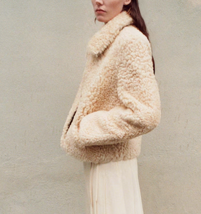 New Solid Pattern Custom Colors Zip Up Premium <b>Sherpa</b> <b>Jacket</b> <b>for</b> <b>Women</b> New Arrival Top Quality Best <b>Women</b> <b>Sherpa</b> <b>Jacket</b> Low MOQ - Product Image 3