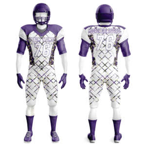 Maillot de Football Américain Classique Respirant OEM Service Court Logo Brodé Sublimé Motif Vierge Marqué Vente Uniformes - Product Image 6