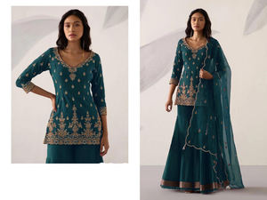 Indian Pakistani Style Casual Salwar Kameez Pakistani Party <b>Dress</b> Ready Made <b>Ladies</b> Cotton <b>Suit</b> Stitched Elegant Woman <b>Dresses</b> - Product Image 4