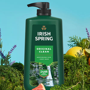 Gel douche Irish Spring Pure Fresh au charbon de bois 18oz/532ml - Product Image 2