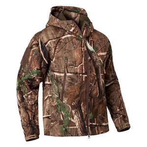 Veste Softshell pour homme, imperméable, respirante, en polyester, avec doublure en polaire élastique et TPU, pour la chasse en plein air - Product Image 5