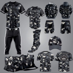Uniforme de baseball personnalisé 100% qualité, entièrement boutonné, avec ensemble combiné, séchage rapide, recyclable, unisexe, sublimé, softball - Product Image 1