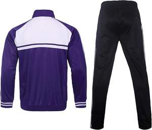 Survêtements pour hommes de haute qualité, sur mesure, en 2 pièces, ensembles de survêtements pour hommes, décontractés, athlétiques, jogging, chauds, avec fermeture éclair intégrale, coupe-vent, ensemble 2025 - Product Image 4