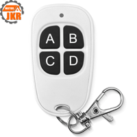 Clone rapide de télécommande RF à 4 boutons 433MHz pour commande de garage à porte coulissante EV1527 Code
