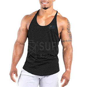 Ropa Deportiva, Camiseta Deportiva Informal para Hombre, Transpirable, de Punto, de Secado Rápido, 100% Algodón, de Alta Calidad, SUFI APPAREL SA-ST-9009 - Product Image 1