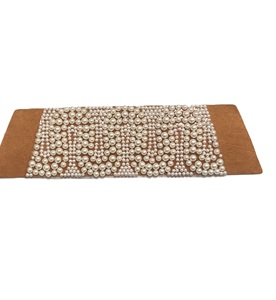 Chanclas con Adornos de Perlas y Pedrería Termoadhesiva, Materiales y Accesorios para Calzado Semiterminados, Suministro Directo de Fábrica - Product Image 5