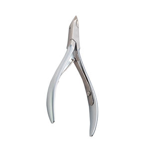 กรรไกรตัดหนังแบบมืออาชีพกรรไกรตัดหนังกำพร้าเหล็กเหล็กปลายแหลมมาก7มม. เครื่องมือทำเล็บเท้าทำเล็บมือเล็บเท้า - Product Image 1