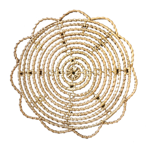 Meilleure Collection 2025 Bambou Rotin Décoratif Table Assiette Assiette Cuisine Décor Écologique Durable Meubles De Maison - Product Image 5