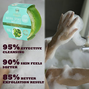 Savon Premium Mojito avec Éponge Rafraîchissant Hydratant Exfoliant Haute Qualité Vente en Gros Fabriqué dans l'UE - Product Image 3