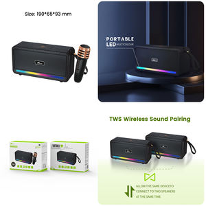 M2203r Haut-parleur portable Bluetooth avec microphone Haut-parleur sans fil noir 5w tws - Product Image 3