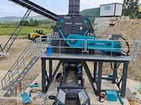Concasseur à impatience tertiaire CTC-1275 60-250 T/H pour un concassage efficace de la pierre avec moteur à percussion, roulement, engrenage et boîte de vitesses PLC