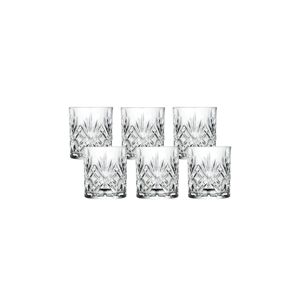 Melodia 6-Piece Water Glass Set Premium Crystal <b>Frames</b> for Elegant Home Decor - Product Image 1