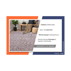 Alfombra de suelo de yute 100% de la mejor calidad, suave, hecha a mano, bordada con logotipo de piel, modelo para dormitorio, sala de estar, cocina, precio razonable - Product Image 6