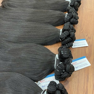 VENTE FLASH jusqu'à 30 $ Paquets de cheveux super bruts non traités jusqu'à 100% cheveux humains d'extensions de cheveux pour femmes de montagne vietnamiennes - Product Image 5