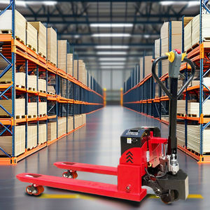 Transpallet Elettrico con Capacità di Carico di 3 Tonnellate, Batteria al Piombo-Acido, per Logistica di Magazzino, Stoccatore in Poliuretano - Product Image 5