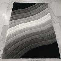 High Quality Classic Design Polyester Hand Tufted Carpets Custom Printed Abstract Door Mat for Homes