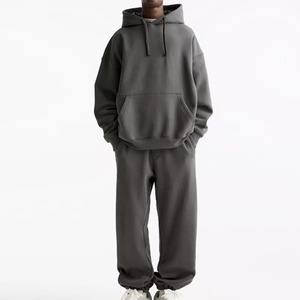 Traje de ropa deportiva bordado con estampado de algodón personalizado, Sudadera con capucha informal inteligente y tejido de punto para verano Otoño Invierno - Product Image 5