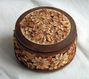 กล่องเครื่องเทศตั้งโต๊ะทำจากไม้ธรรมชาติพิมพ์ลายพรีเมี่ยมพร้อมช่องแยกสำหรับเครื่องเทศและ - Product Image 1