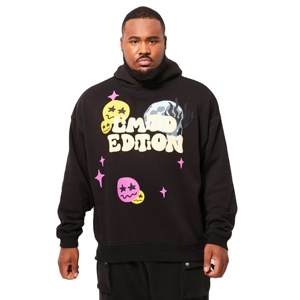 Custom Logo Print Cotton Blank-Casual Hoodies Tracksuit Fleece Embroidery Bulk-Heavyweight Plain Men's Hoodies - Product Image 1