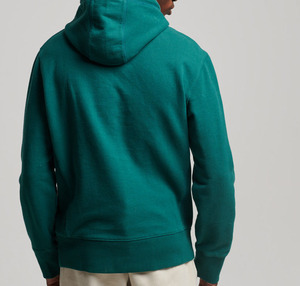 Sweat à capuche polaire à fermeture éclair brodé pour homme 100% coton à séchage rapide respirant couleur personnalisée Logo Pocket Trendy Classic Design - Product Image 2