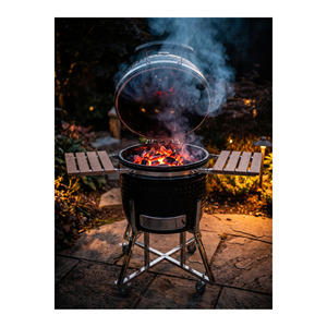 Kamado Mangal & <b>BBQ</b> Grill Premium Stainless Steel Charcoal Grill for Garden and Terrace Multifunctional Smoker Functionality - Product Image 1