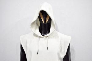 Nouveau sweat à capuche sans manches brodé pour homme, vêtement de sport d'automne, séchage rapide, Spandex/Polyester, pour musculation et gym - Product Image 5