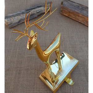 Porte-bas suspendu en métal avec fini plaqué or parfait pour les accessoires décoratifs de fête et de Noël - Product Image 3