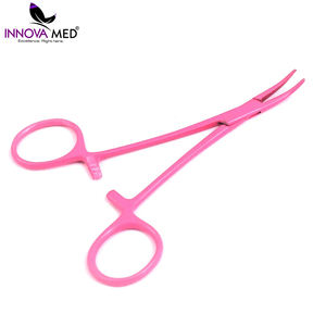 Pinces hémostatiques droites et courbées en acier inoxydable de 12,5 cm, instruments chirurgicaux par INNOVAMED INSTRUMENTS en gros - Product Image 6