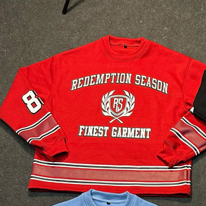 เสื้อสเวตเตอร์ผ้าฝ้ายสำหรับผู้ชายเสื้อสเวตเชิ้ตสำหรับผู้ชายดีไซน์หรูหราใหม่มีสี่สีให้เลือก - Product Image 2