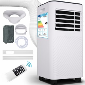 เครื่องปรับอากาศแบบพกพา ราคาส่งถูก 6000-8000 BTU ปรับความถี่ได้ ประหยัดพลังงาน ควบคุมผ่านแอพและรีโมท - Product Image 6