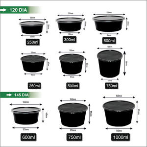 Top fabricant et exportateur de boîtes à emporter en plastique PP conteneurs de stockage d'emballages alimentaires plats détachables de 750ml à vendre - Product Image 5