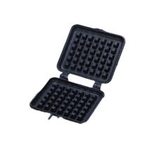 Moule à gaufres belges en alliage d'aluminium durable antiadhésif de qualité supérieure pour usage domestique, à grille simple ou double en forme de fleur