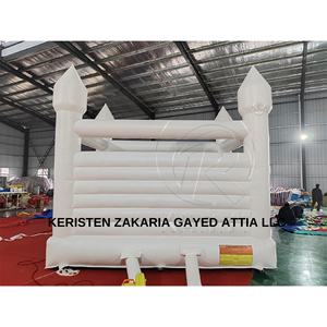 Venta Directa de Fábrica, Brincolín Inflable Comercial de PVC Blanco, Castillo Hinchable Grande para Niños Pequeños, Casa de Brinco para Fiestas de Boda - Product Image 3