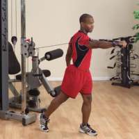 Body-Solid DPCCSF Dual-Kabel-Säulenmaschine für Ganzkörper-Krafttraining Heimfitness & Studio-Ausrüstung