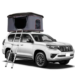 캠핑 방수 삼각형 텐트 상자 옥상 알루미늄 하드 쉘 자동차 지붕 탑 텐트 지붕 랙
