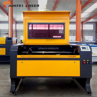 JUNFEI OEM CNC CO2 Laser-Schneid- und Graviermaschine für Papier, Gummi, Leder, Holz, Stein, MDF 40W 60W 80W