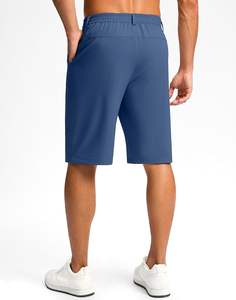 Short de golf décontracté solide de haute qualité pour hommes, léger et extensible avec 3 poches, séchage rapide, été respirant - Product Image 6