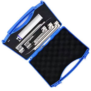 Handheld Stainless Steel Veterinary Diagnostic Injection Laryngoscope Reusable Flexible <b>Fiber</b> <b>Optical</b> <b>Light</b> Pig-HASHIR Model - Product Image 4