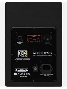 Moniteur de studio amplifié KRK édition spéciale BLACK RP5-G4 Rokit 5 génération 4 - Product Image 3