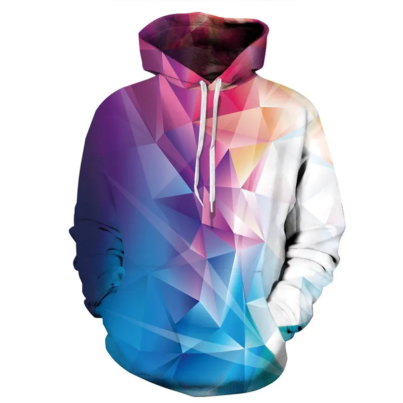 2024 Nieuwe Stijl Streetwear Groothandel Custom All-Over Full Printing Hoodies Pullover Sublimatie Hoodie Met Goedkope Prijs