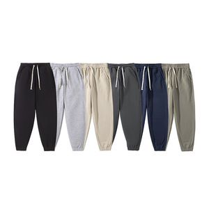 Pantalones de chándal Vintage de algodón de peso pesado de nuevo estilo, impresión personalizada, lavado con ácido, desgastado, de gran tamaño, anchos, holgados, Sweatpsnts para hombres - Product Image 5