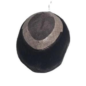 Taz Hair BD, Sistema Capilar Masculino con Peluca de Cabello Humano Remy Indio Estilo Yaki, Trama Única para Encaje - Product Image 1