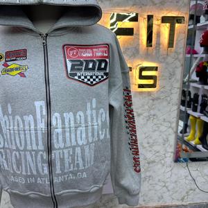 Coupe de préfet conception personnalisée le plus demandé sweat à capuche zippé bouffée imprimé fabriqué en usine prix bon marché sweats à capuche pour hommes - Product Image 5