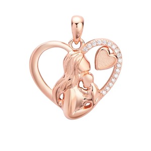 Colgante de 20mm con forma de corazón para leche materna, bisel de plata de ley para resina, joyería para leche materna, abalorio conmemorativo para mamá y bebé - Product Image 4