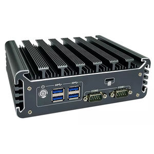 Промышленный мини-ПК Core I5 7360U Dual Lan DP HD дисплей Linux настольный компьютер безвентиляторный мини-ПК поддержка двойных КОМОВ - Product Image 3