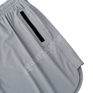 Pantalones cortos transpirables listos para enviar para hombres, pantalones cortos de secado rápido que absorben la humedad para entrenamiento de gimnasia - Product Image 3