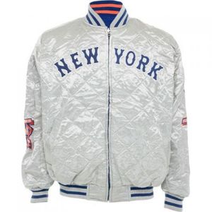 Veste de baseball en satin pour homme, inspirée des équipes, bomber varsity, doublure matelassée, fermeture à pression, streetwear, vêtements d'extérieur - Product Image 6
